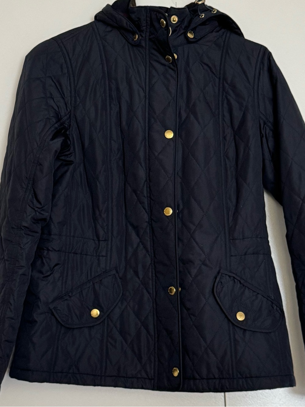 Barbour Millfire Quilted Jacket - Navy